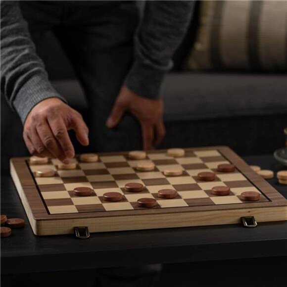 Wooden Chess Set- Chess Board with 2 Extra Queens - Picture 6 of 7